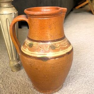 Antique Romanian Pottery Vase